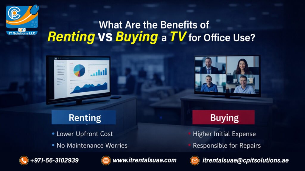 What Are the Benefits of Renting vs. Buying a TV for Office Use? What Are the Benefits of Renting vs. Buying a TV for Office Use?